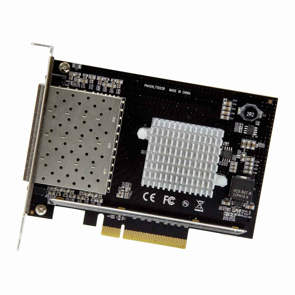 (image for) StarTech.com Quad Port PCI Express 10G SFP+ Ethernet Network Card Adapter